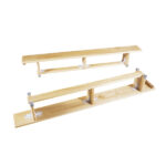 Banc de gymnastique 3 m, entièrement en bois