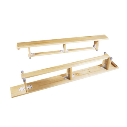 Banc de gymnastique 3 m, entièrement en bois