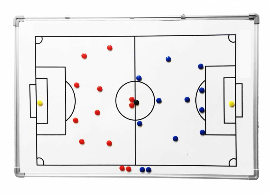 Tableau tactique de football magnétique