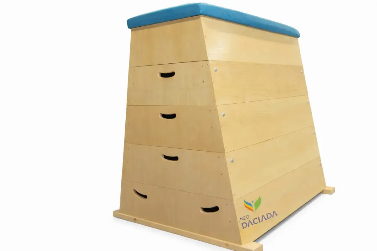 Caisson de gymnastique trapézoïdal à 5 modules