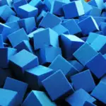 Cubes de mousse pour fosse de réception