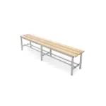 Banc de vestiaire avec porte-chaussures
