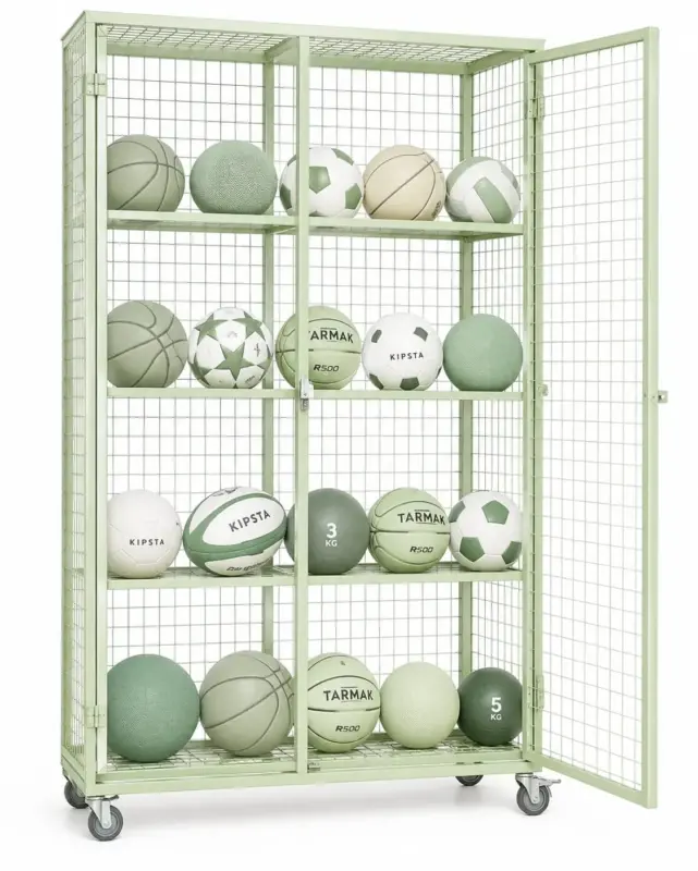 Armoire à portes pour ballons